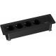 DELTACO portable power panel, 4 sockets, GST18 connection, chaining