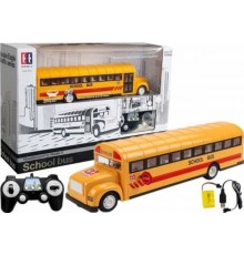 Remote-controlled bus Lean Toys, yellow