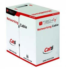Techly ITP6-305-BL networking cable Blue 305 m Cat6 U/UTP (UTP)