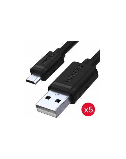Realpower Magnetic USB Cable 3 Amp, 2m, Red with Adapters