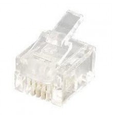 Equip Modularstecker Western 6P4C RJ12 100 tükki
