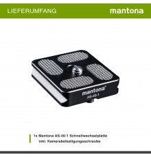 Mantona AS-40-1 Quick Release Plate