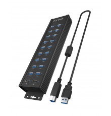 ICY BOX IB-HUB1720-U3 Black