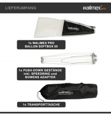 Walimex pro Softbox Essential Ballon 65