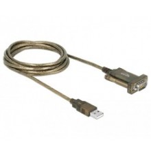 DeLOCK 64073 parallel cable, transparent, 2 m, USB Type A, DB-9