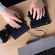 R-Go Tools Ergonomic keyboard R-Go Split Break with break software, ergonomic split keyboard, QWERTY (US), Bluetooth, black
