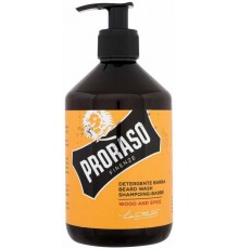 Proraso Wood & Spice Beard Shampoo, 500 ml