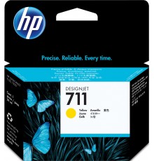HP 711 -картридж, желтый