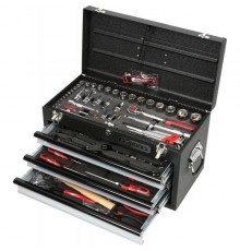 KS Tools 1/4 +1/2 CHROMEplus Universal Tool Set 99 pcs