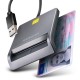 AXAGON CRE-SM3T USB gudrā kartes plakanlasītājs