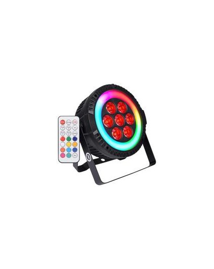 Spotlight LIGHT4ME RINGO PAR stseeniprožektor LED rõngaga
