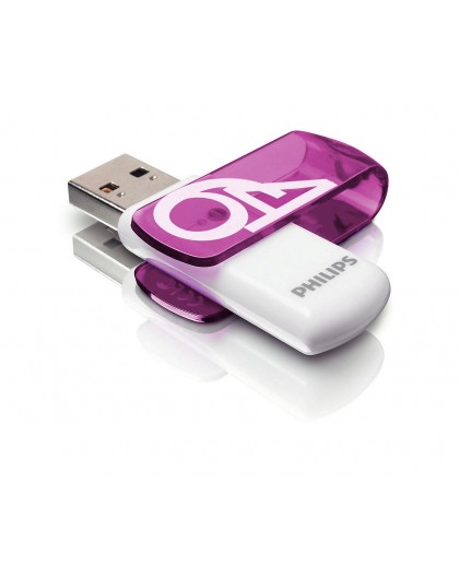 Philips USB 2.0 64GB Vivid Edition Magic Purple