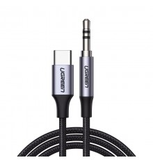 UGREEN CM450 USB-C - AUX 3.5mm Cable 1m Black