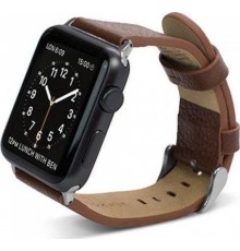Beline Smart Watch Leather Strap, Brown Color, 22mm