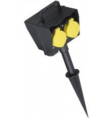 BACHMANN Garden Socket 2x with Ground Spike