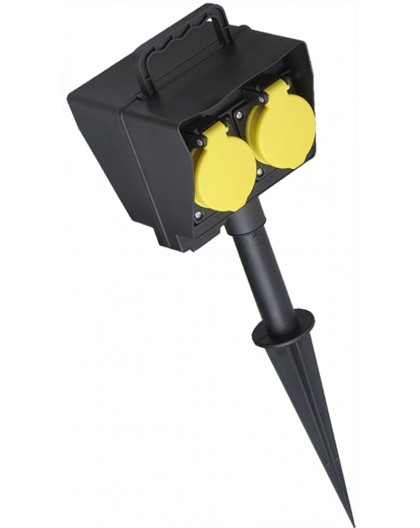 BACHMANN Garden Socket 2x with Ground Spike