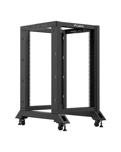 OPEN RACK 18U 600X800 BLACK LANBERG