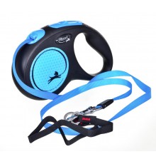FLEXI New Neon M - retractable leash - 5 m