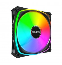 Montech RX120 PRO PWM Reverse ventilators, ARGB - 120mm, melns