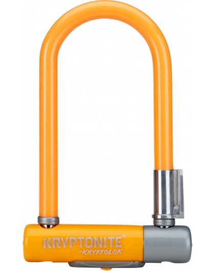 Kryptonite Kryptolok 2 Mini 7 U-lukko, oranž