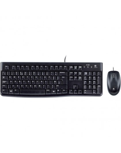 Logitech Desktop MK120 [UK] Melns