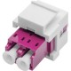 DIGITUS LWL Coupling LC/LC Multimode-OM4 Duplex Keystone Module