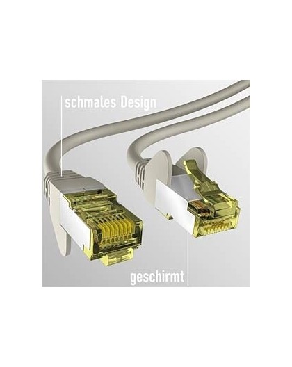 EFB EFB CAT6a GRAY 15m Patch Cable S/FTP PIMF