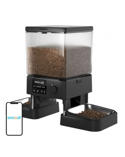 Automatic double pet feeder WiFi Oneisall