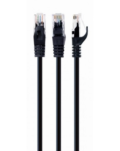 PATCH CABLE CAT6 UTP 0.25M/PP6U-0.25M/BK GEMBIRD