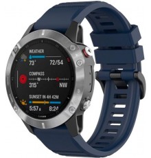 FIXED QuickFit силиконовый ремешок, 22 мм, синий