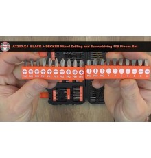 Black & Decker A7200 Drill & Screwdriver Bit Set