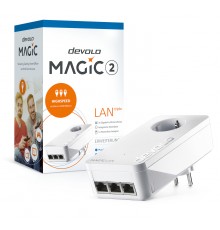 devolo Magic 2 LAN Triple Powerline Starter Kit Powerline up to
