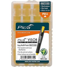 Pica VISOR permanent replacement refills yellow