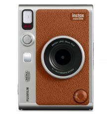 Fujifilm Instax Mini EVO instant camera, brown