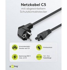 Goobay GB POWER CABLE 1.8M