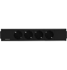 DELTACO power panel, 4 sockets, GST18 connector, chaining