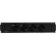 DELTACO power panel, 4 sockets, GST18 connector, chaining