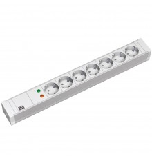 BACHMANN BASIC 48,26cm 19Collu PVC 7xCEE7/3 1xSPD 2m CEE7/7