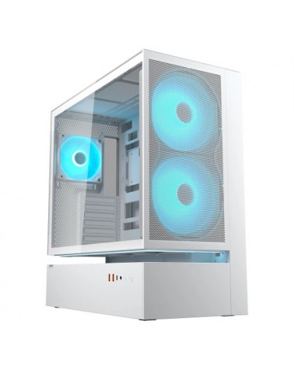 Cougar Midi-Tower ARGB Mesh White Case CFV235 Desktop Computer Case