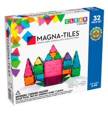 MAGNA-TILES Magnetic Transparent Constructor, 32 pcs.