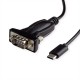 VALUE USB - Serial Converter Cable Type C - RS232 black 1.8m