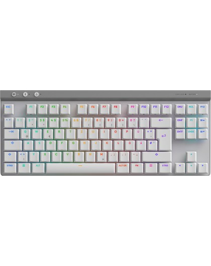 Logitech G515 LIGHTSPEED TKL Wireless Keyboard, White, Layout: German (Qwertz)
