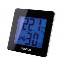 Sencor SWS 1500 B Black Thermometer with Clock