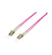 Equip LWL Patchkaabel LC-LC 3.00m Multimode Duplex OM4 violett Polyb