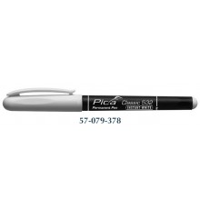 Pica Permanent Marker INSTANT white, Bullet Tip, 1-2mm
