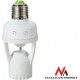 Maclean PIR Infrared Motion Sensor Lamp Holder E27 LED Light Socket Switch MCE24