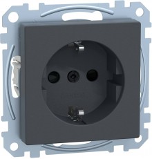 MERTEN MEG2300-0414 SCHUKO Socket anthracite. System M