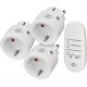 Brennenstuhl Comfort-Line Remote Control Socket Set Mini 3+1