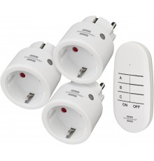 Brennenstuhl Comfort-Line Remote Control Socket Set Mini 3+1