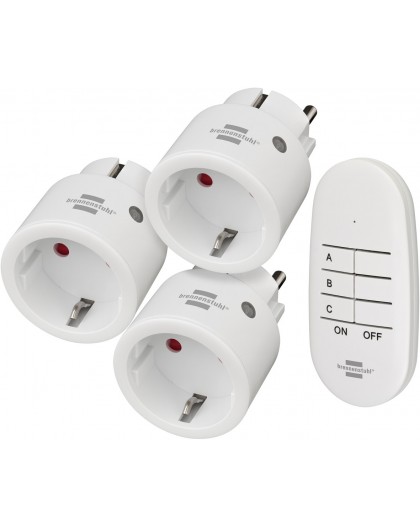 Brennenstuhl Comfort-Line Remote Control Socket Set Mini 3+1